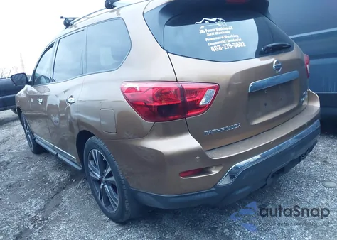 2017 Nissan Pathfinder Platinum from USA, damaged, VIN 5N1DR2MM3HC612540